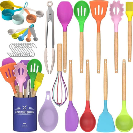 Umite Chef Silicone Cooking Utensils Set, 24 pcs N