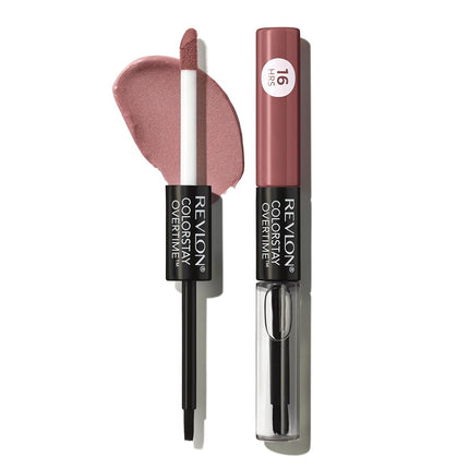 REVLON Liquid Lipstick with Clear Lip Gloss, Color