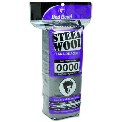 Red Devil 0310 Steel Wool, 0000 S Fine, (Pack of 16)