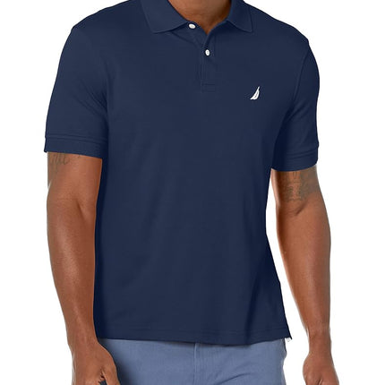 Polo Nautica de hombre de ajuste clásico interlock, amarillo suave, S