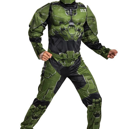 DISGUISE Kid's Halo Keystone Spartan Costume, Gree