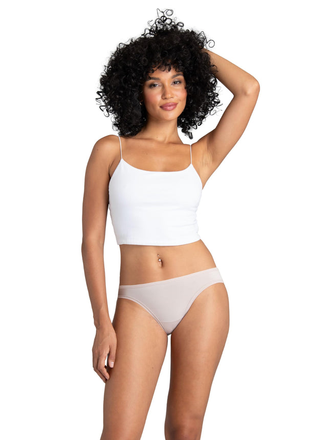 Culottes bikini en microfibre Fruit of the Loom pour femme, paquet de 6, couleurs assorties, 7