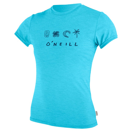 O'Neill Wetsuits Girls Hybrid Short Sleeve Sun Shi