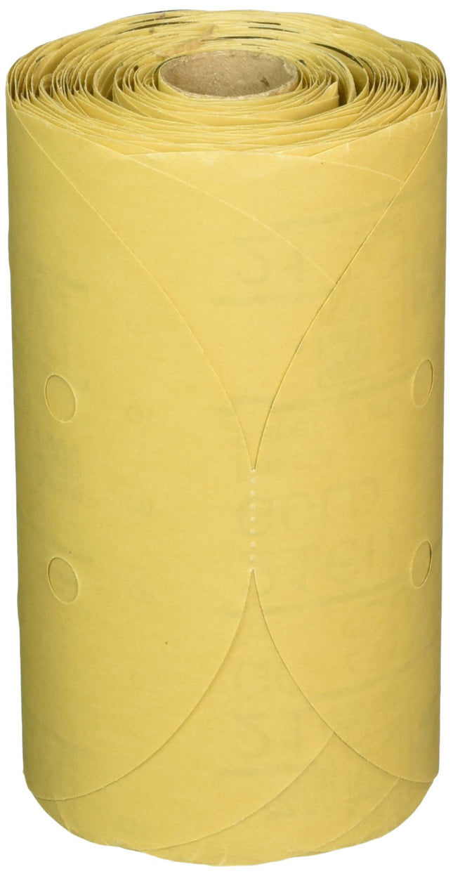 3M 01633 Stikit Gold 6" P500A Grit Dust-Free Disc 