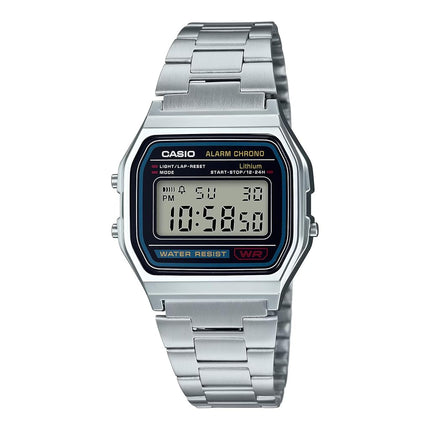 Casio Men's Digital Watch with Stainless Steel Bra