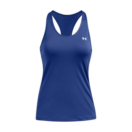 Under Armour Women's Vanish Racer Tank, Vest Top with Racerback and Drop-Tail Hem, Sweat-Wicking and Breathable Sleeveless Tshirt, Gym Tank Top for Yoga, Running and More