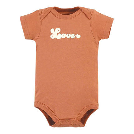 Lot de 5 bodys en coton unisexe Hudson Baby, Magical Rainbow, 6-9 mois