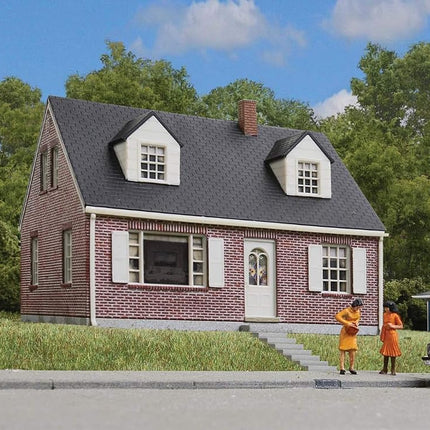 Walthers Cornerstone Brick Cape Cod House Train