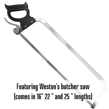 Weston Butcher Saw with 25 Inch Stainless Steel Blade (47-2501)