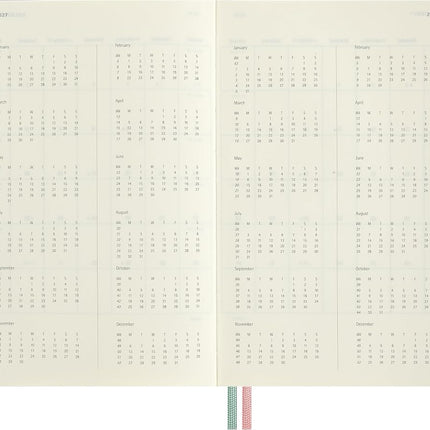 Moleskine - 2026-27- 18 Month Weekly Hard Cover Diary - Large - Alice in Wonderland