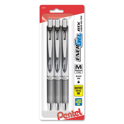 EnerGel RTX Retractable Liquid Gel Pen Medium Line