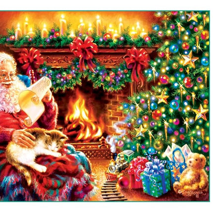 MasterPieces Puzzle Company Holiday Glitter Christmas Dreams Puzzle (500 Piece), Multicolored, 15"X21"