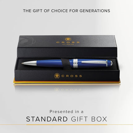 Cross Bailey Light Ballpoint Pen, Polished Blue Resin