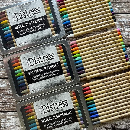 Ranger Industries Tim Holtz Distress Watercolour Pencils Kit 1 (12 Pack)