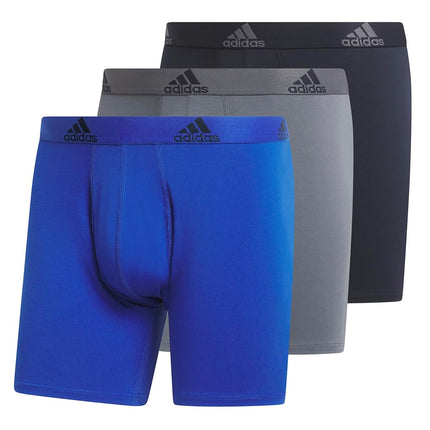 adidas Men's Performance Stretch Cotton Boxer Brie
