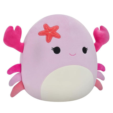 Squishmallows Original 7.5-Inch Cailey the Pink Crab Small-Sized Ultrasoft