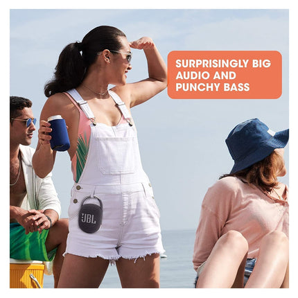 JBL Paquete de 2 altavoces inalámbricos Bluetooth impermeables Clip 4 (verde)