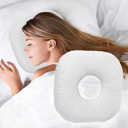 Wuronsa Ear Piercing Pillow with Hole for Cartilag