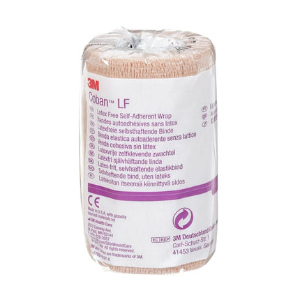 3M Coban LF Latex Free Self-Adherent Wrap 2084 (Pack of 18)