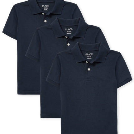 The Children's Place Boys Uniform Soft Jersey Shor