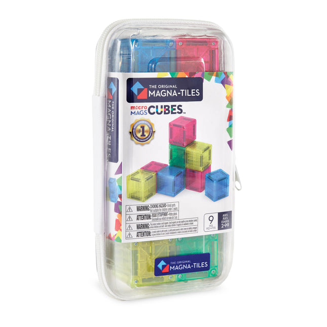 Magna-Tiles microMAGS Cubes 9-Piece Magnetic Const