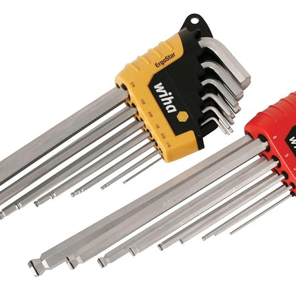 Wiha 66992 MagicRing Ball End Hex L-Key Set in Holders, 22 Piece