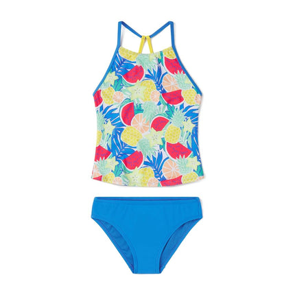 Speedo Bubble Ombre High Neck Tankini Twopiece, Su
