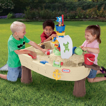 little tikes Anchors Away Pirate Water Playset. Outdoor Garden Toy, Safe & Portable Kids Table. Sensory Toy for Garden Games, Encourages Creative Play, For Ages 18 Months+
