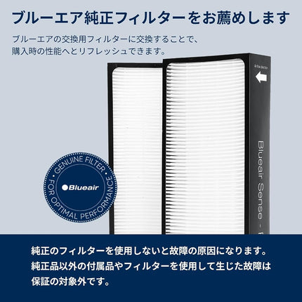 Blueair Sense Replacement Filter, Particulate Activated Carbon for Removal of Pollen, Mould, Dust, Odours and VOCs, Original Blueair Filter; Sense+ and Sense