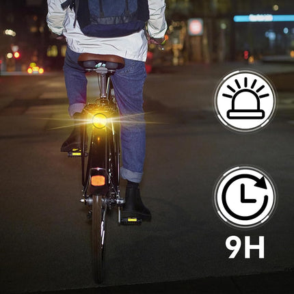 LE Sircut LE228 (Mini) — Amber LED USB Rechargeable Strobe Beacon | Selectable Rotation & Flash Modes | Strong Magnetic Base for Car • Truck • Emergency • Construction | Energy Class A++