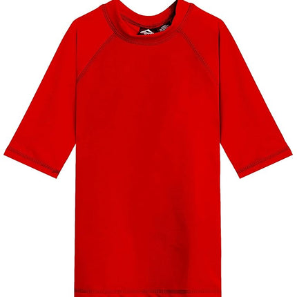 Kanu Surf Boys' Fiji UPF 50 Sun Protective Rashguard, Red, 5T