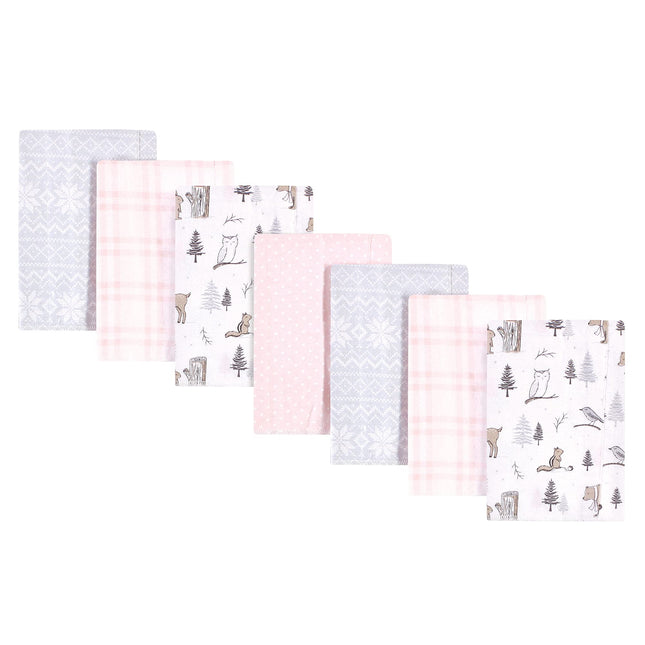 Hudson Baby Unisex Baby Cotton Flannel Burp Cloths