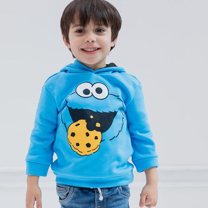 Sésamo Monstruo de las Galletas Sudadera de Forro Polar para Niños Pequeños 2T