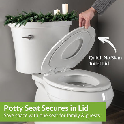 Mayfair 1888SLOW 000 NextStep2 Asiento para inodoro, blanco, alargado (paquete de 1)