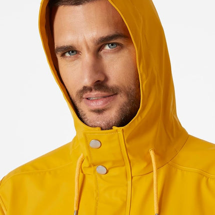 Helly Hansen Men's Moss Rain Coat, Essential Yellow, S