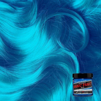 Manic Panic Semi-permamente Atomic Turquoise Hair Color 4 oz