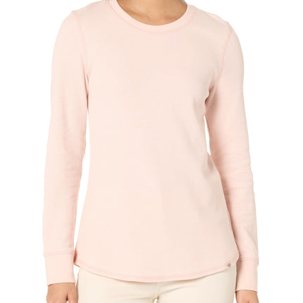 Dickies Women's Crew Ls, Pink, L