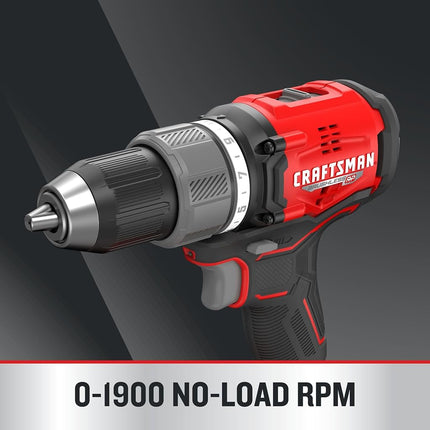 Kit de taladro/atornillador sin escobillas CRAFTSMAN RP+ (CMCD713C2)