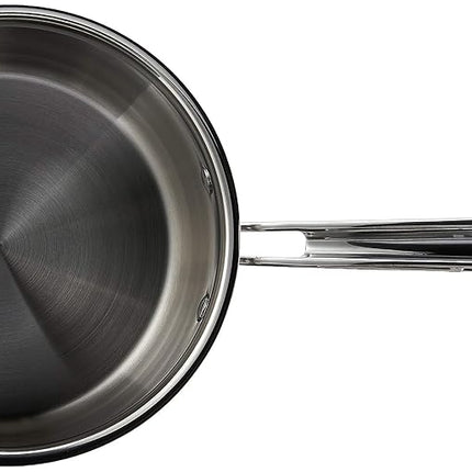 Cuisinart MCP193-18N Multiclad Pro Triple Ply Stainless 3-Quart Skillet, Saucepan w/Cover