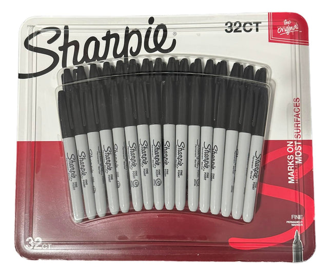 SHARPIE Permanent Markers | Fine Point | 32 Count 