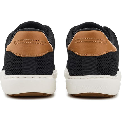 Clarks Women's Nalle Walk Sneaker, Black Knit, 11 Wide