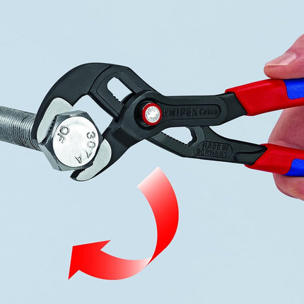 KNIPEX - 87 22 250 SBA Tools - Cobra QuickSet Pump Pliers, Multi-Component (8722250SBA)