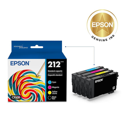 Epson T212 Claria Standard Capacity Cartridge Ink - Black and Color Combo Pack