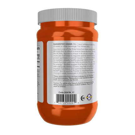 NOW Sports Nutrition, L-Leucine Powder, Amino Acids, 9-Ounce