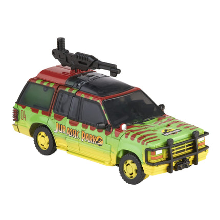 Transformers Generations Colaborativo: Jurassic Park Mash-Up Tyrannocon Rex y Autobot JP93, de 8 años en adelante