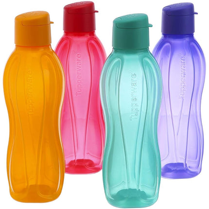 Tupperware Aquasafe Flip Top Bottle 500Ml Each, Se