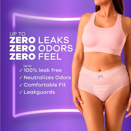Always Discreet, Incontinence Underwear for Women, Maximum Classic Cut, Extra-Large, 15 Count