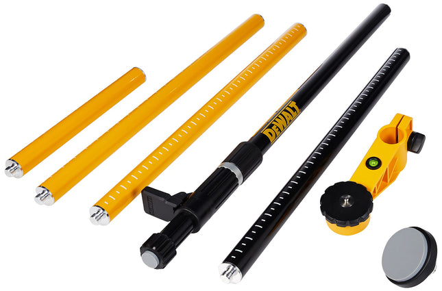DEWALT Laser Level Mounting Pole, 1/4-Inch Base (D