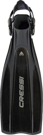 Cressi Prolight Fins - Black/Black, Small/Medium