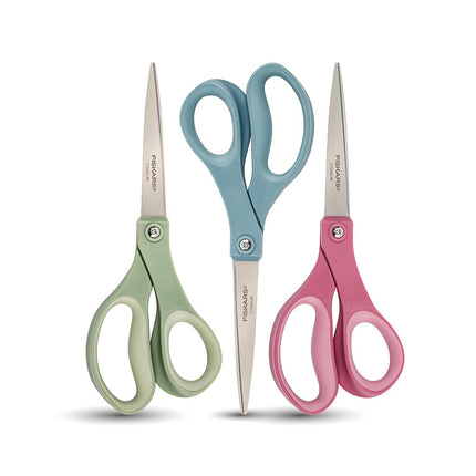 Fiskars SoftGrip Titanium Scissors - Contoured Per